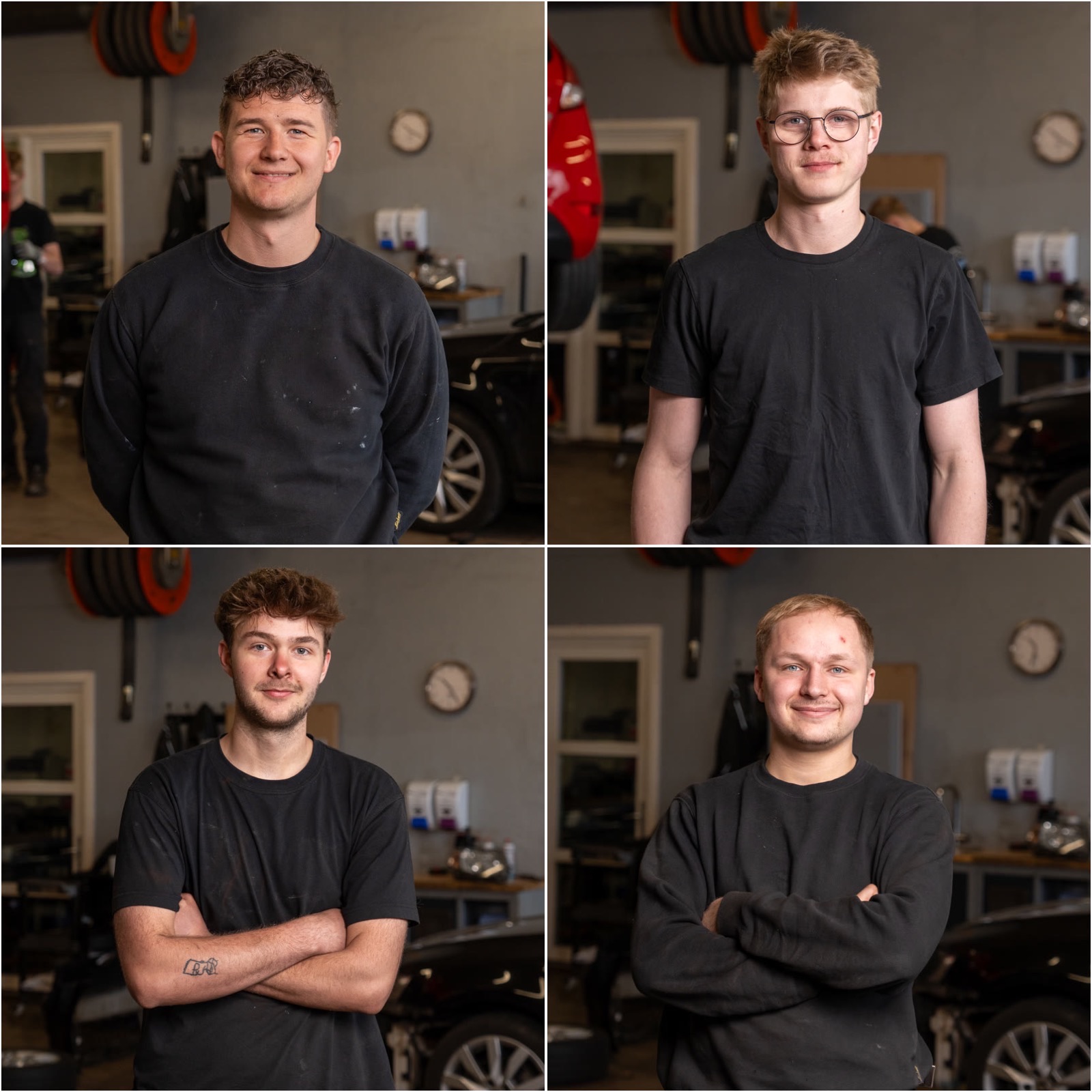 Oksbøl Autoservice i Østergade, hvor lejebilerne hentes